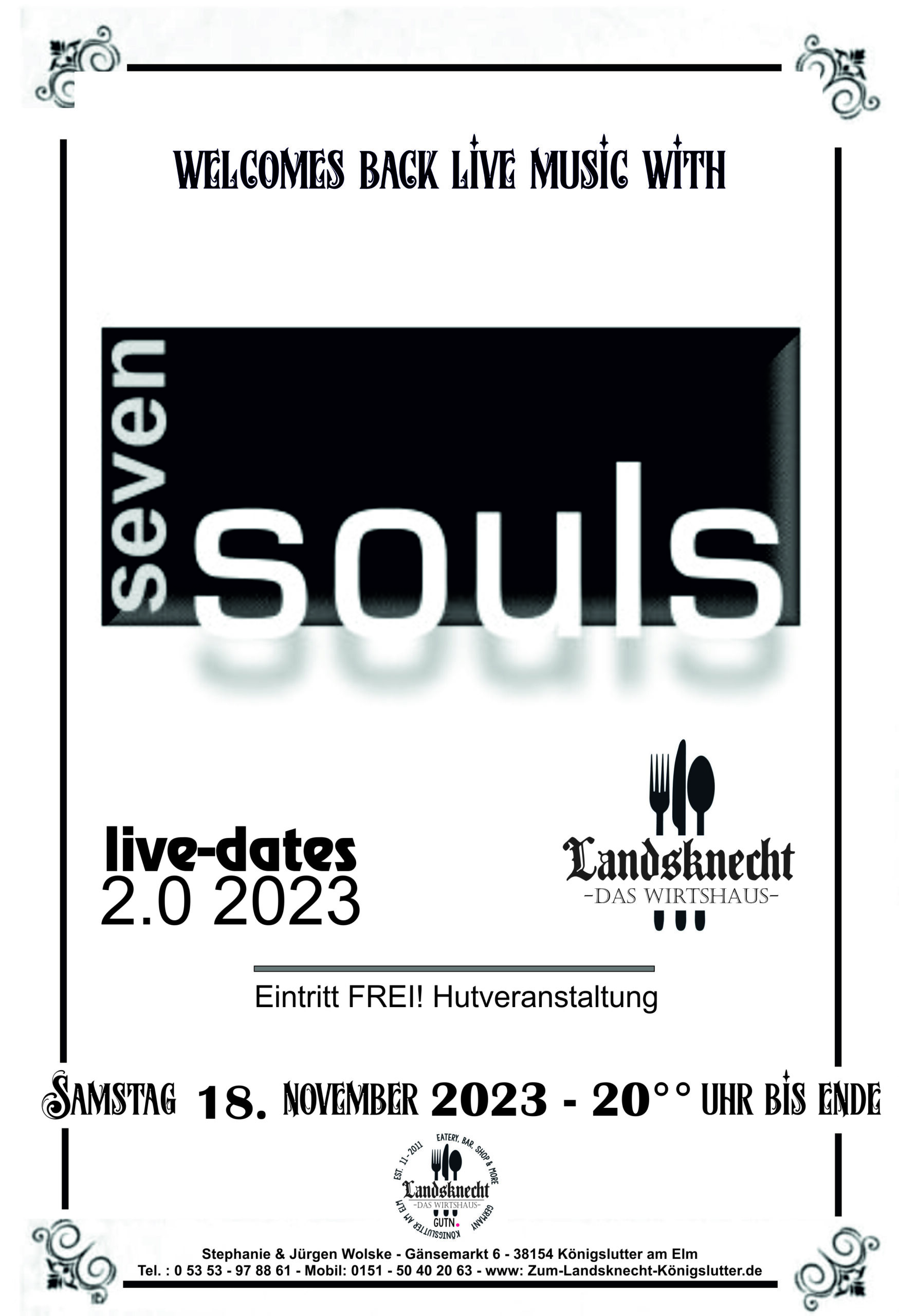 Seven Souls – Save the date!